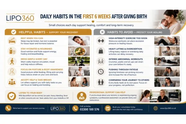 What to Do (and Avoid) in the First 6 Weeks After Giving Birth To Avoid Diastasis Recti 3 First 6 Weeks After Giving Birth To Avoid Diastasis Recti Bedford : Daily Habits in the First 6 Weeks After Giving Birth