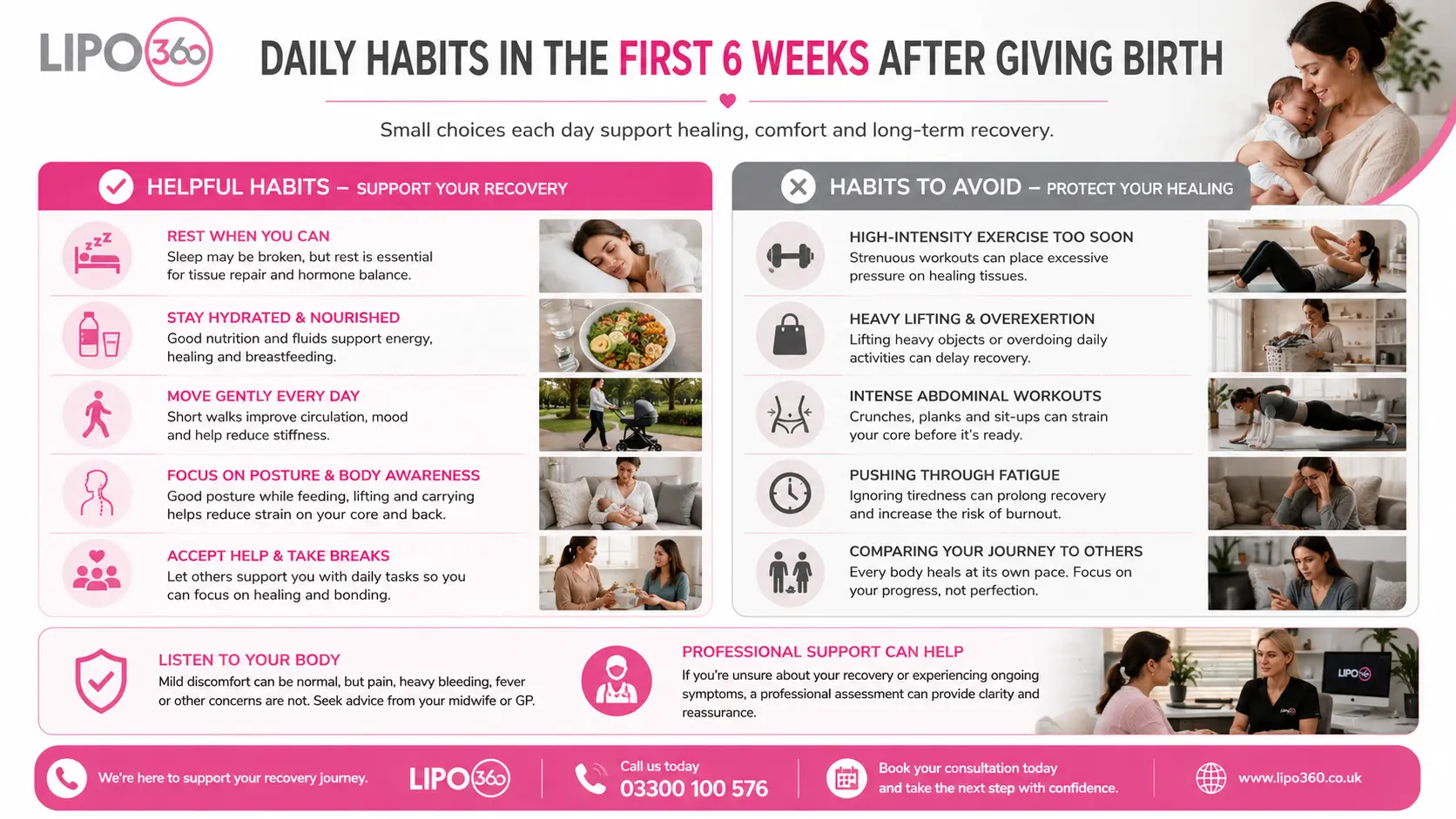 What to Do (and Avoid) in the First 6 Weeks After Giving Birth To Avoid Diastasis Recti 3 First 6 Weeks After Giving Birth To Avoid Diastasis Recti Bedford : Daily Habits in the First 6 Weeks After Giving Birth